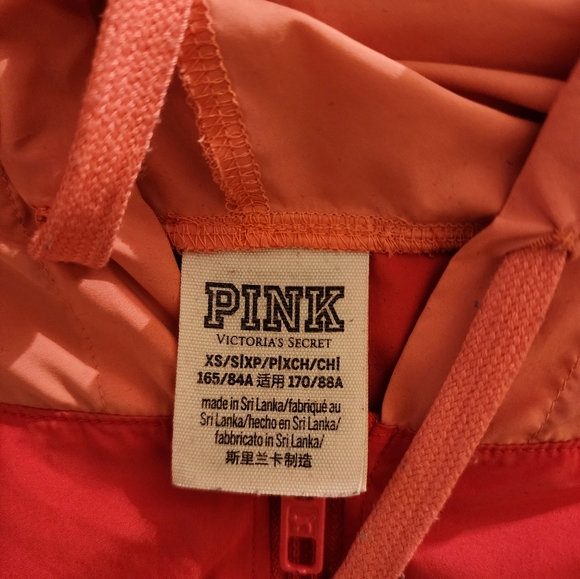 PINK windbreaker, pink and grey, XS - Picture 8 of 8